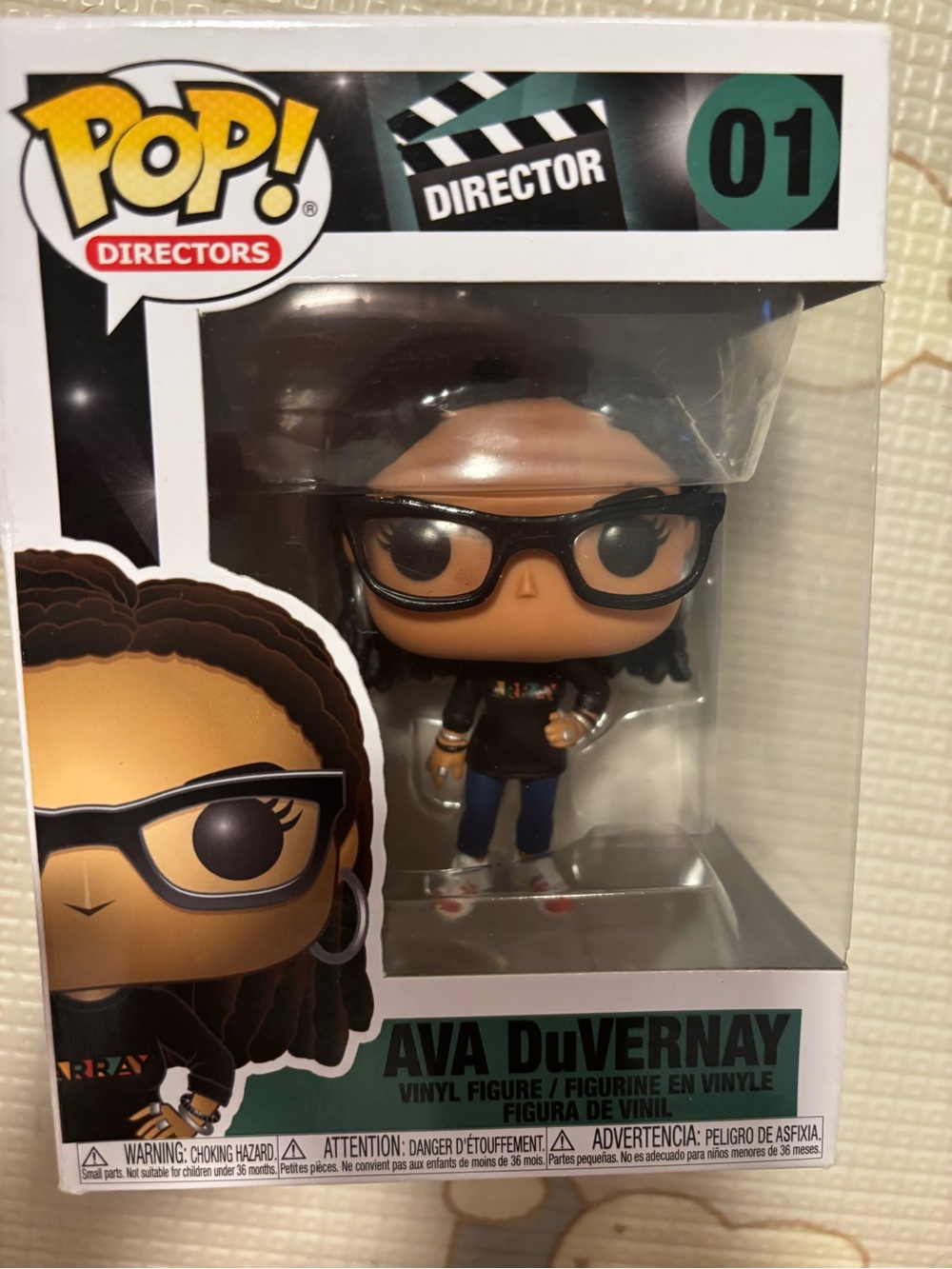 Funko POP! Ava DuVernay Figure Black Brown Blue